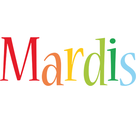 Mardis birthday logo