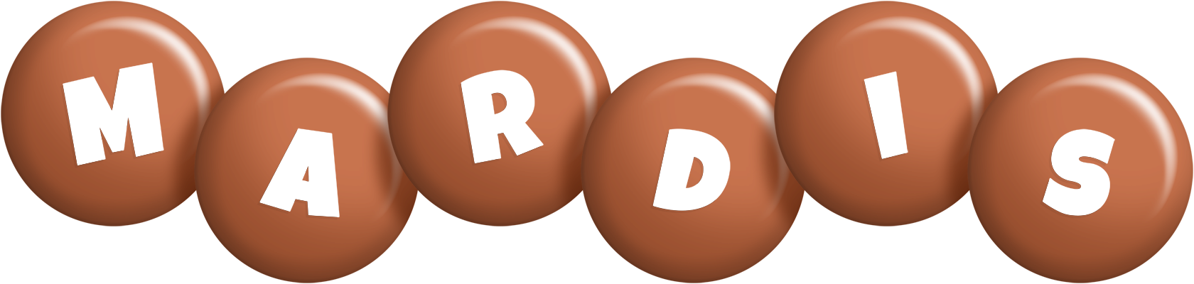 Mardis candy-brown logo