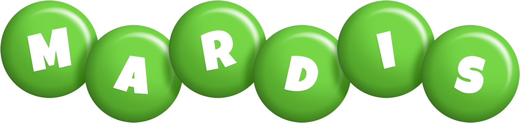 Mardis candy-green logo
