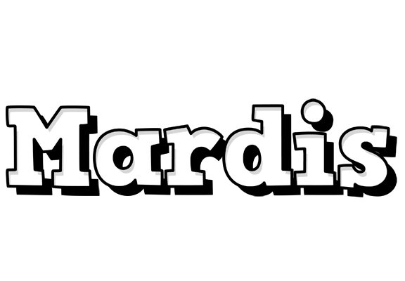 Mardis snowing logo