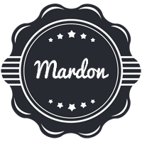 Mardon badge logo