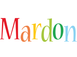 Mardon birthday logo