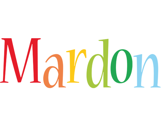 Mardon birthday logo