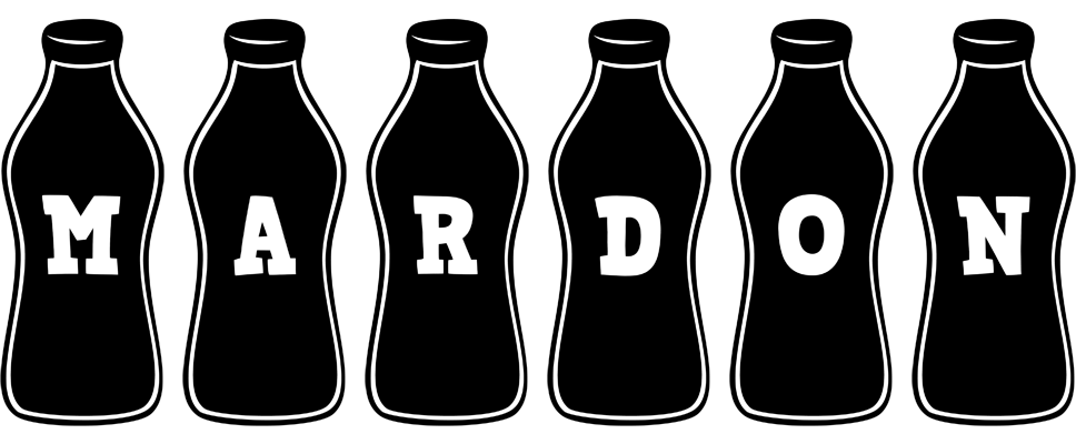 Mardon bottle logo
