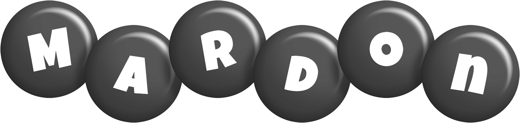 Mardon candy-black logo
