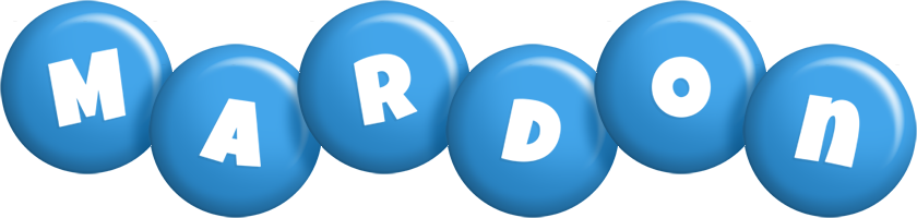 Mardon candy-blue logo