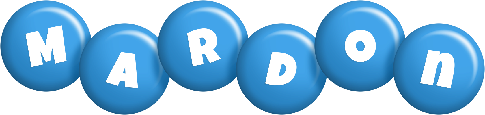 Mardon candy-blue logo