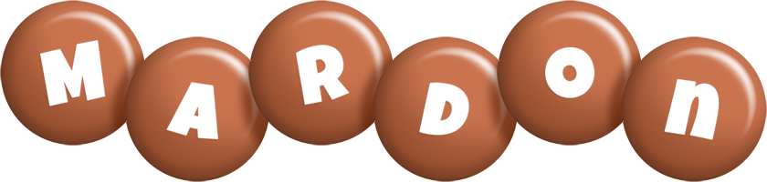 Mardon candy-brown logo