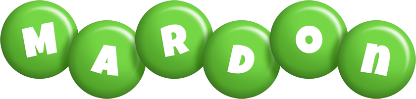 Mardon candy-green logo