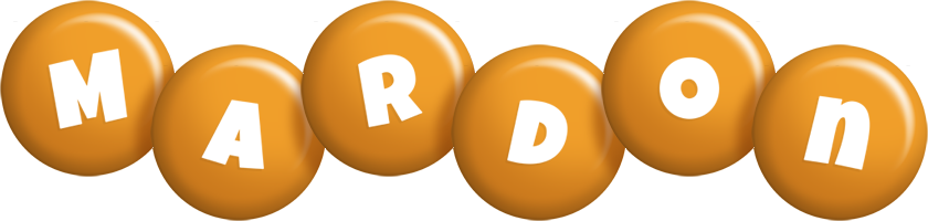 Mardon candy-orange logo