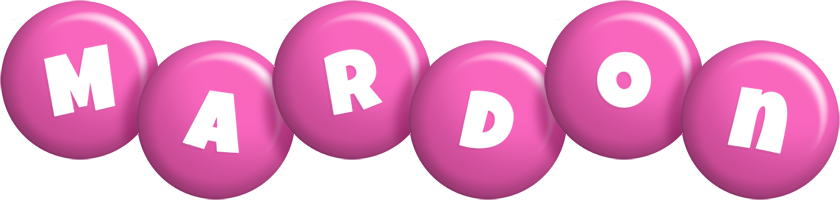 Mardon candy-pink logo