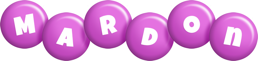 Mardon candy-purple logo