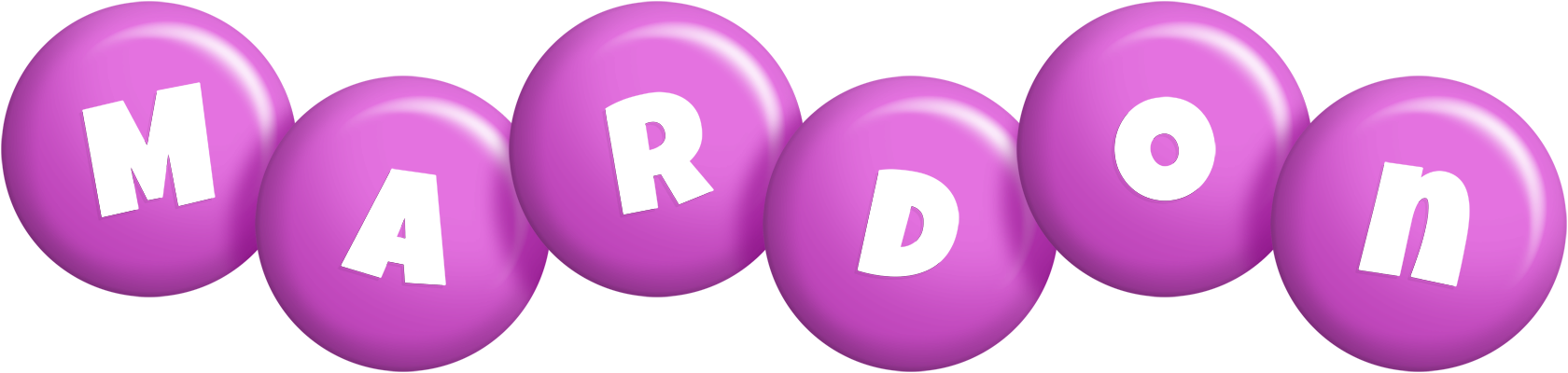 Mardon candy-purple logo