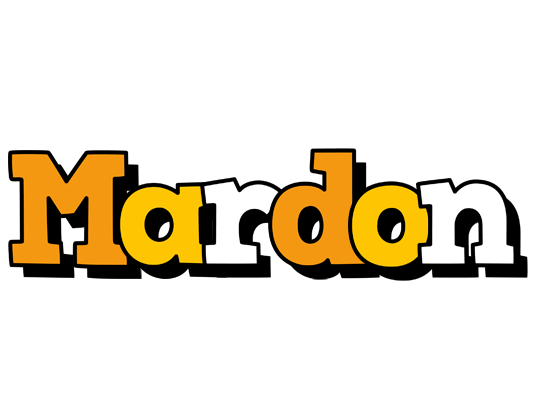 Mardon cartoon logo