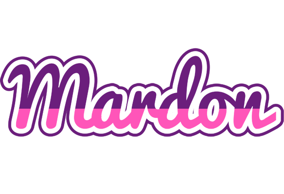 Mardon cheerful logo