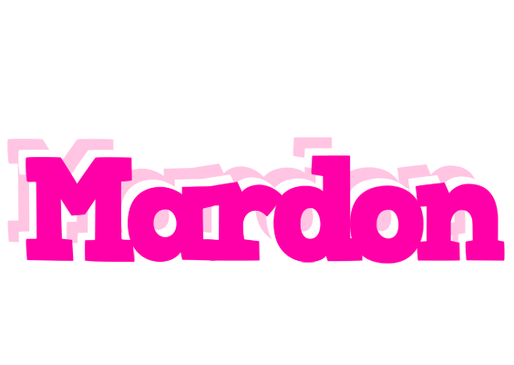 Mardon dancing logo