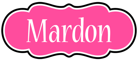 Mardon invitation logo