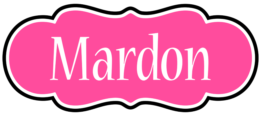 Mardon invitation logo