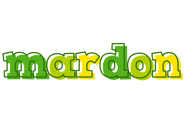 Mardon juice logo