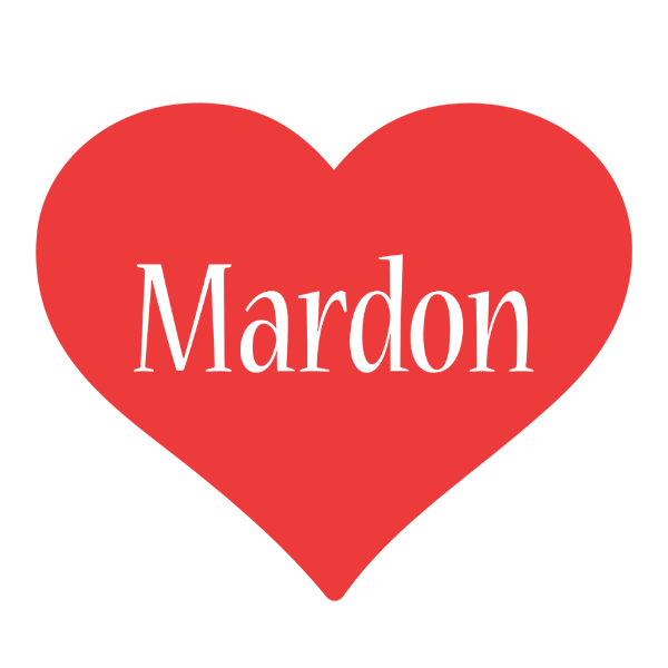 Mardon love logo