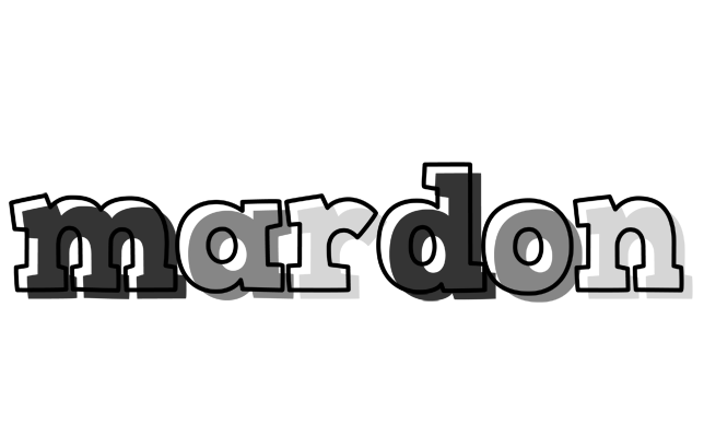 Mardon night logo