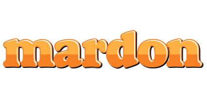 Mardon orange logo