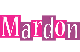 Mardon whine logo