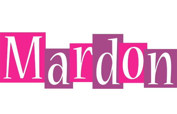 Mardon whine logo