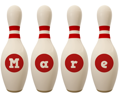 Mare bowling-pin logo