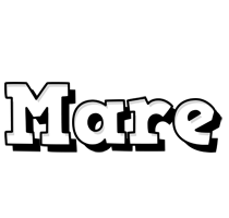 Mare snowing logo