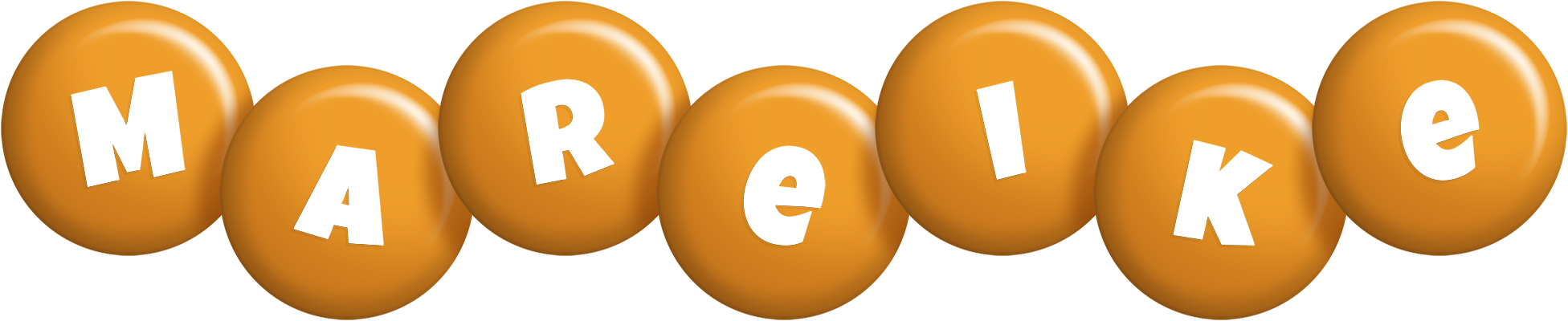 Mareike candy-orange logo