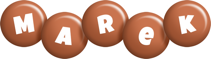 Marek candy-brown logo