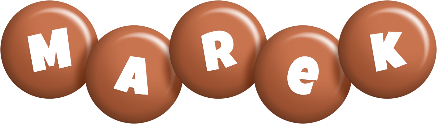 Marek candy-brown logo