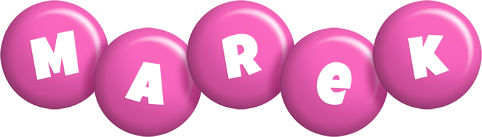 Marek candy-pink logo