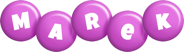Marek candy-purple logo