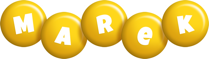 Marek candy-yellow logo