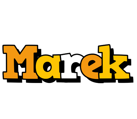 Marek cartoon logo