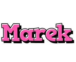 Marek girlish logo