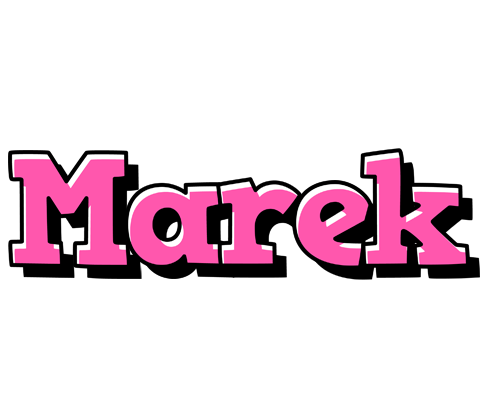 Marek girlish logo