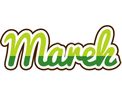 Marek golfing logo