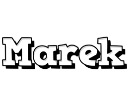 Marek snowing logo