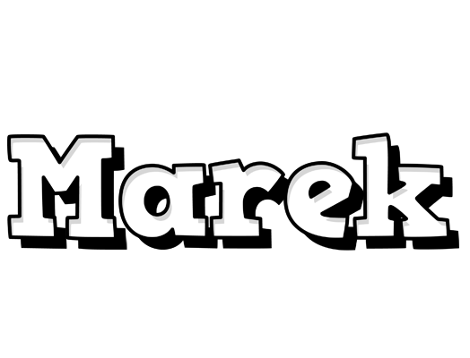 Marek snowing logo