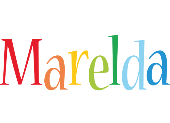 Marelda birthday logo