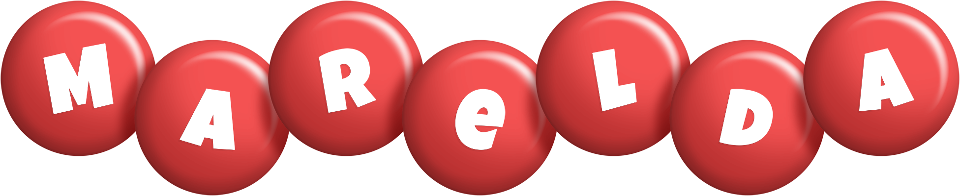 Marelda candy-red logo