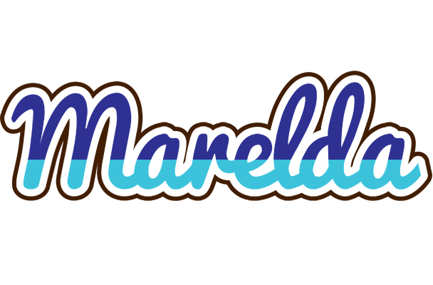 Marelda raining logo