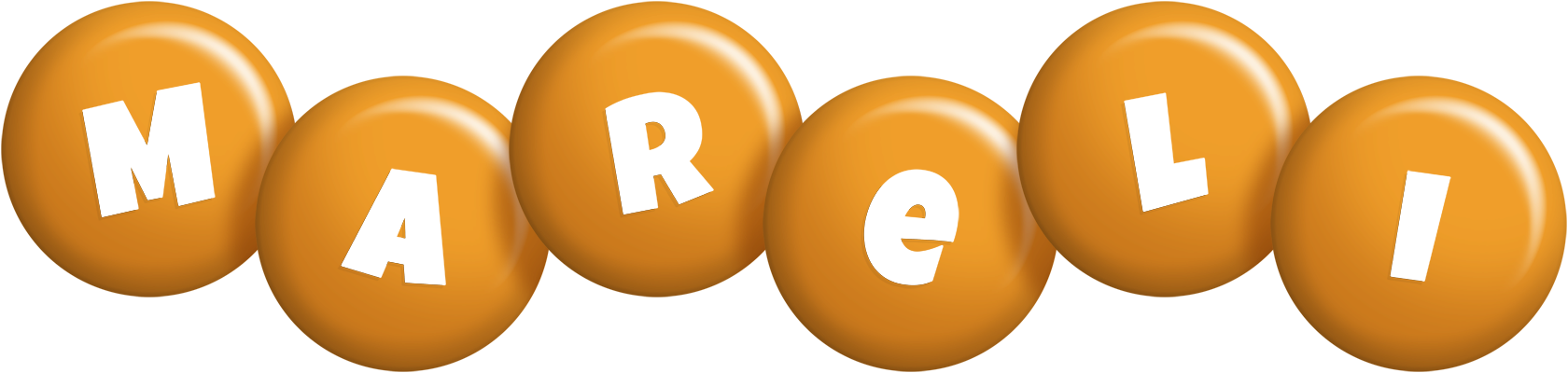 Mareli candy-orange logo