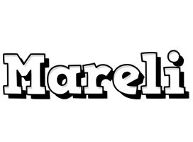 Mareli snowing logo