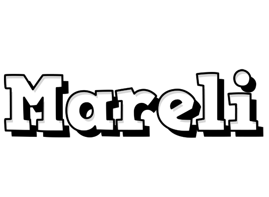 Mareli snowing logo