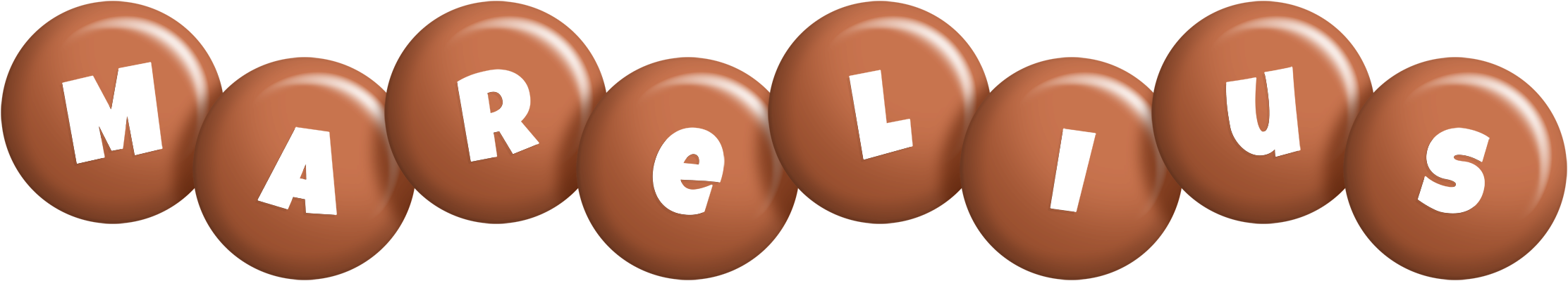 Marelius candy-brown logo