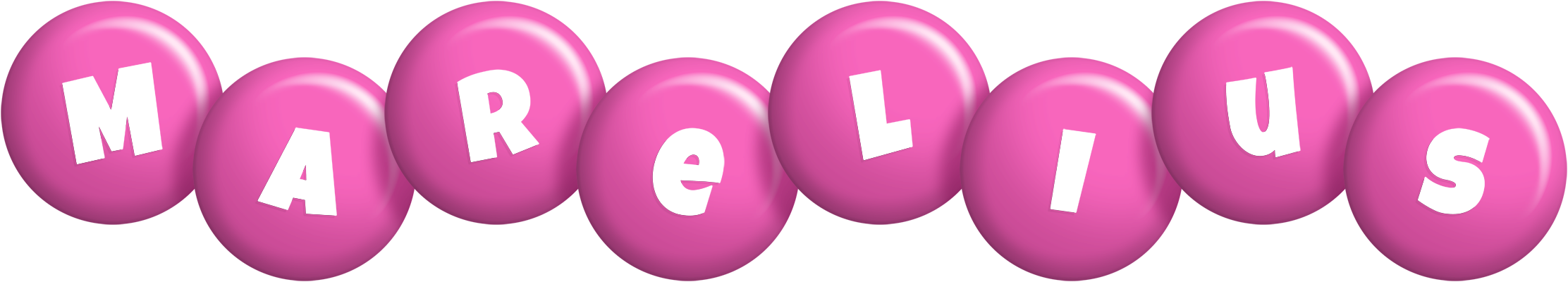 Marelius candy-pink logo
